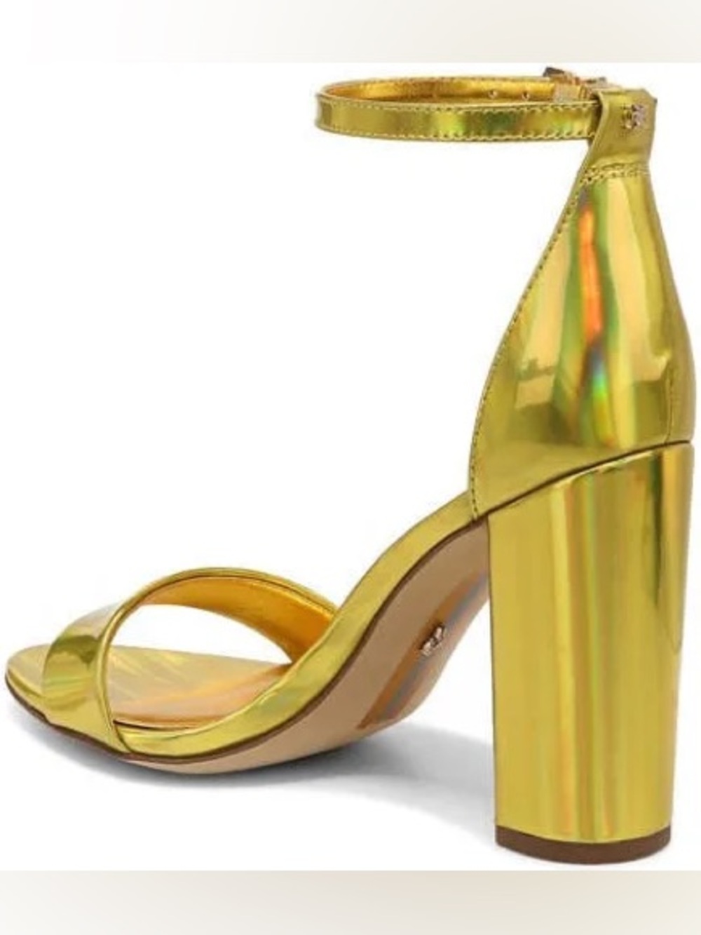 Sam Edelman Yaro Sandal 8.5 Gold BRAND NEW IN BOX - Picture 4 of 8
